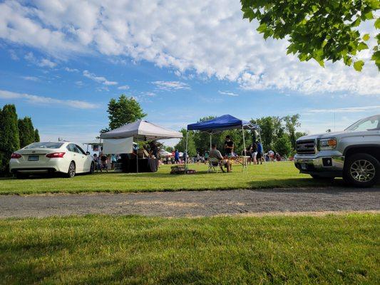 Some of the tents