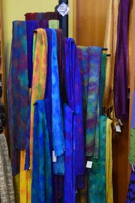 So many scarves!