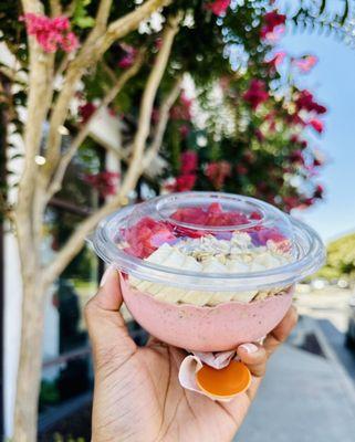 Chunky strawberry bowl