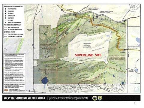 The Wildlife Refuge Surrounds & Adjacently Borders The ACTIVE Rocky Flats CERCLA Superfund Site Kept On The National Priorities List