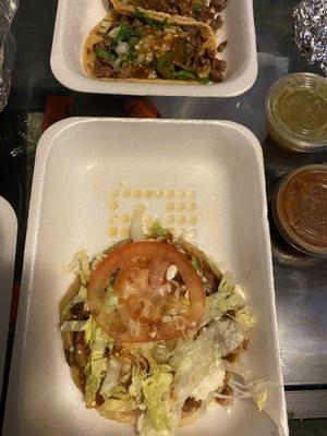 Carnitas sope