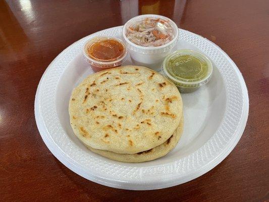 Pupusas ($5.00 USD for 2)