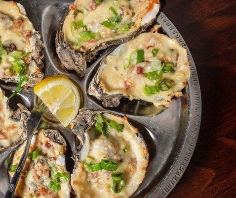 Bacon Garlic Oysters