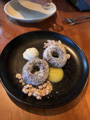 Donuts with yuzu n white chocolate