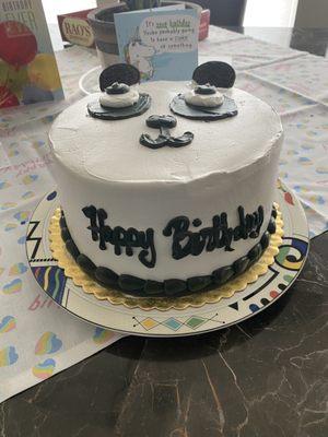 Panda Birthday Cake