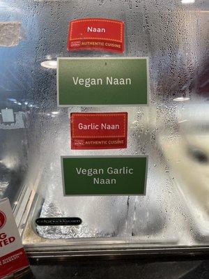 Fresh vegan Naan