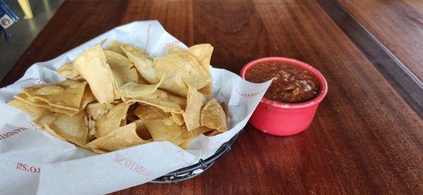 Chips and wonderful salsa