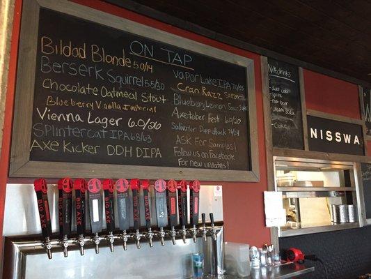 What's on tap