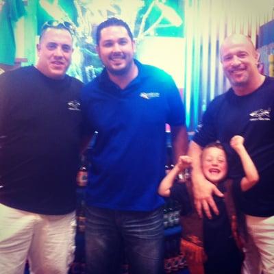 Owner Andrew Bunya working with the hit show "TANKED" on a special project!