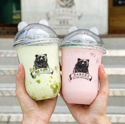 Avocado Yogurt & Strawberry Yogurt