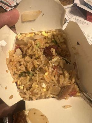 Pork fried rice