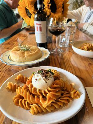 Calamarata Al Pomodoro, Stracciatella E Origano