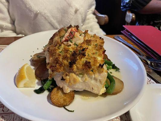 The haddock ( a popular item on the menu)