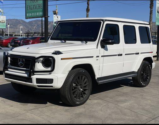 Mercedes G63 G Wagen received 5% sides and rear with Nano Ceramic film