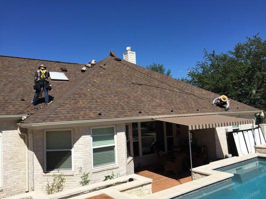 This was the Striped Awning ‍ that was on Our Home when we Purchased !