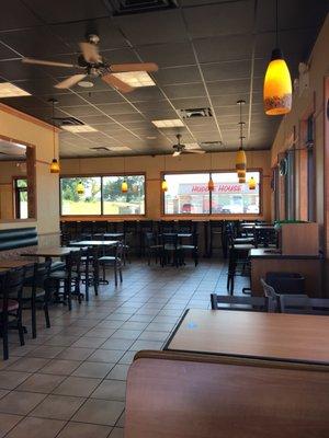 Dining area. Once again, very clean and K-Love is on the overhead speakers.