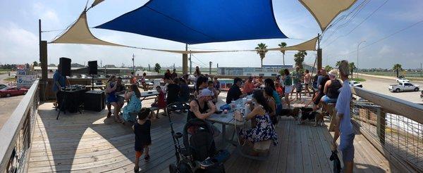 Enjoy our sundeck with your friends and family.