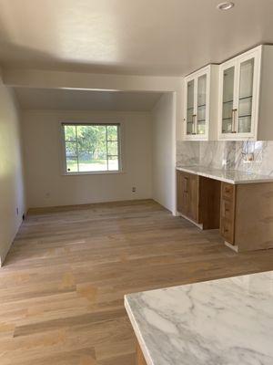 Dining room, progress photo