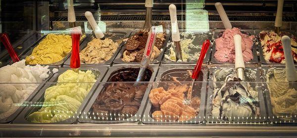 Gelato selection