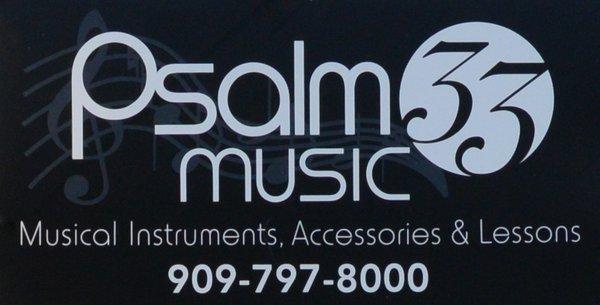 Just look for the sign to our music store on Yucaipa Blvd, in central Yucaipa!