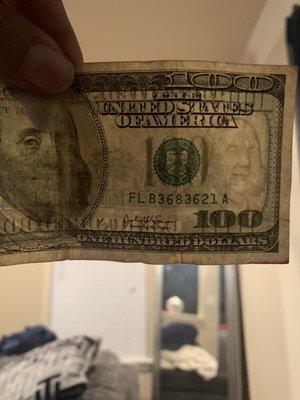 "Counterfeit" bill