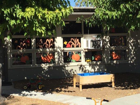 Harvest 2-year old classroom windows