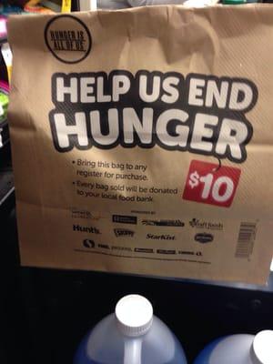 Donate a hunger bag for holidays!