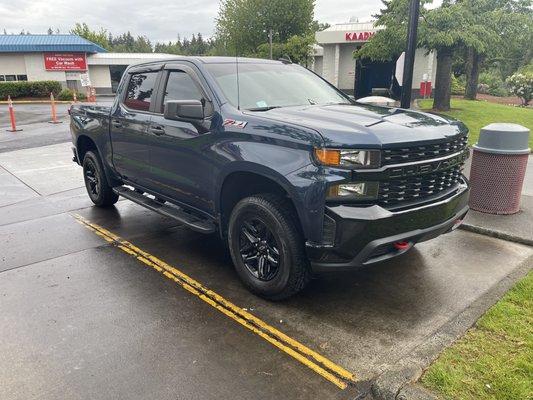 Truck after cleaning