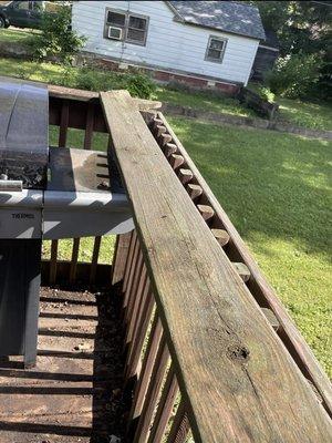 Deck is falling apart but it's well maintained