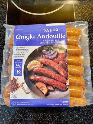 Chicken Andouille Sausage (so good!) - VN