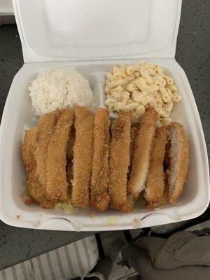 Chicken katsu 2 meat plate