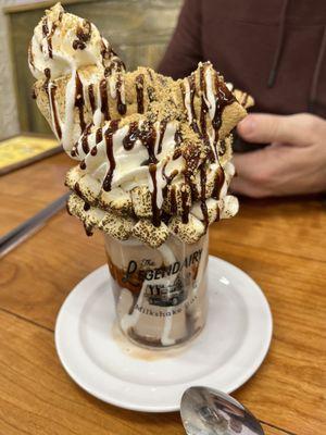 Rocky Road Milkshake