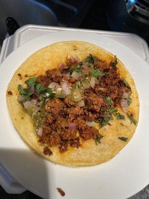 Chorizo tacos