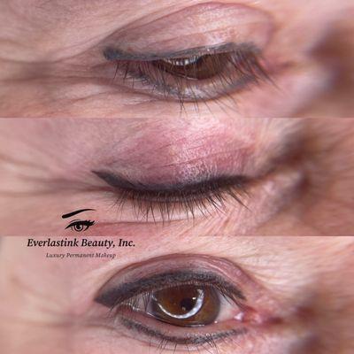 Eyeliner tattoo correction