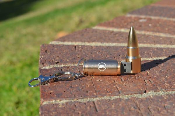 Custom bullet shape USB drive