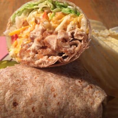 Chicken ranch wrap