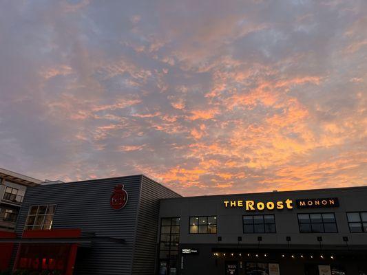 The front entrance for The Roost Monon