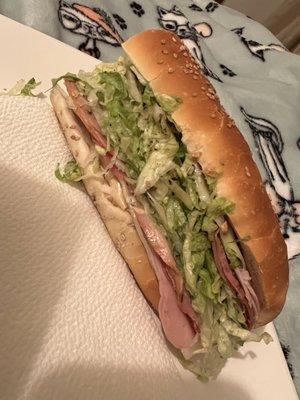 The most disgusting Italian Hoagie