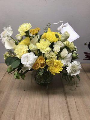 Buttercup arrangement