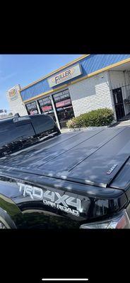 21 Tacoma with the Leer tonneau cover