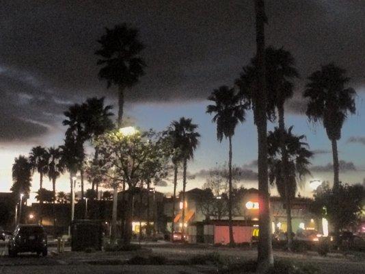 Marketplace on Grove at twilight.