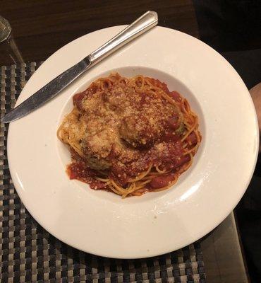 Meatballs and Pasta