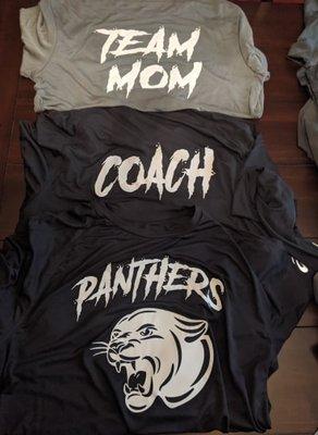 Coach and Team Mom Shirts