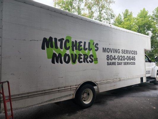 Mitchell's Movers provide trucks big enough to handle any size job.