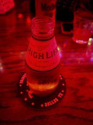 Miller high life!