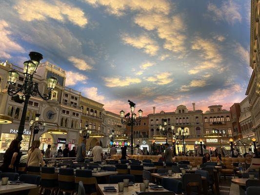 Venetian Pallazzo shops Venice themed area