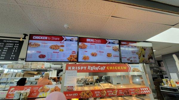 Krispy Krunchy Chicken inside Halal Food