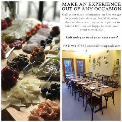 Catering and special events