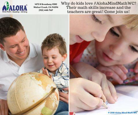 Aloha enriches lives and boosts self-confidence with visual mind math! #after #school #program #math #tutoring #center #abacus #tutor #kids