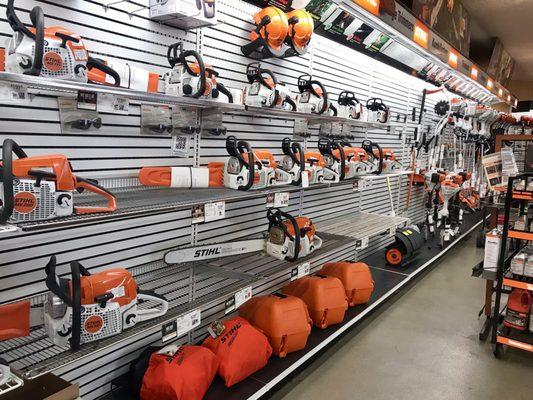 Full line of Stihl equipment